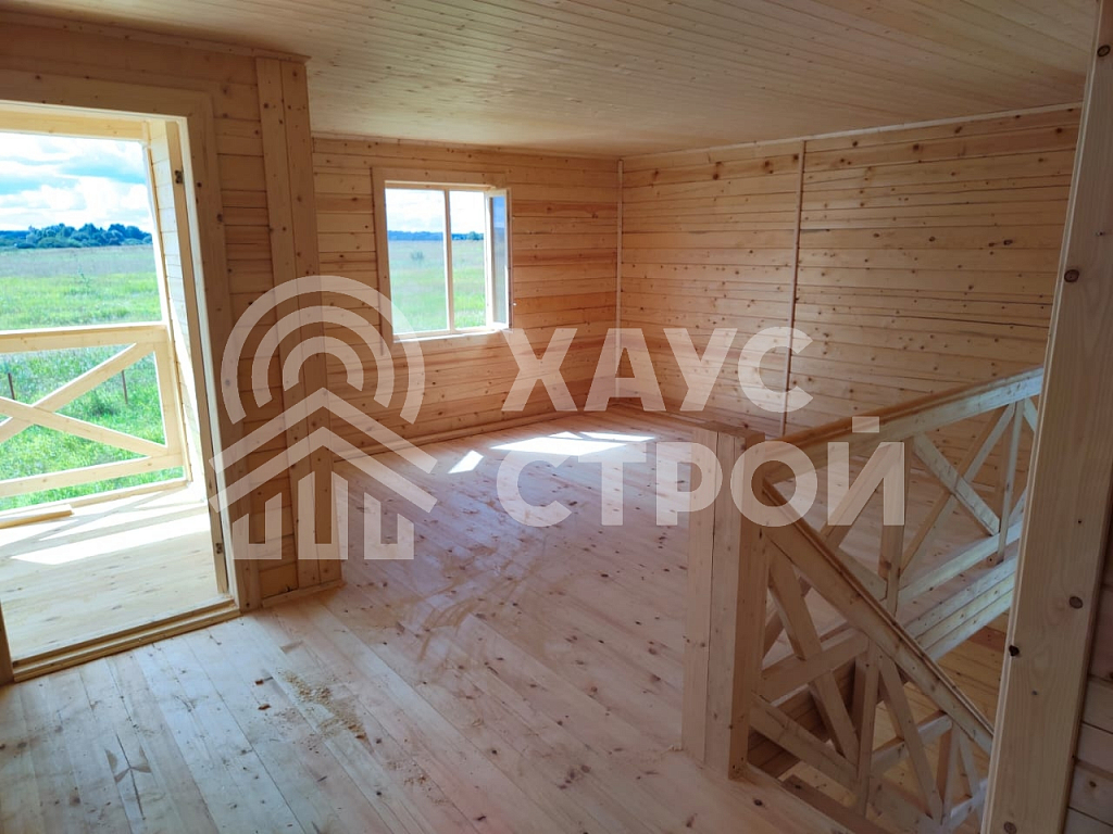 Дом из бруса 8х9 Дион в деревне Новолисино - Фото 5